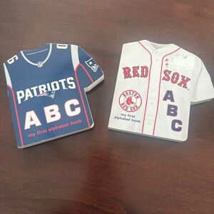 Patriots and Red Sox Baby Alphabet Board Books